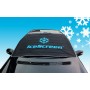 Magnetic Windscreen Frost Cover - BLACK